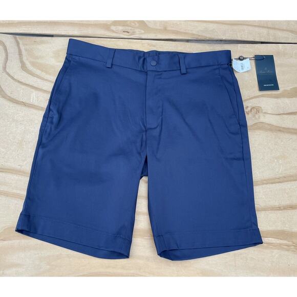 BROOKS Brother's Bermuda Short New Stretch Wrinkle Resistant Men Blue Sz. 31‎ W